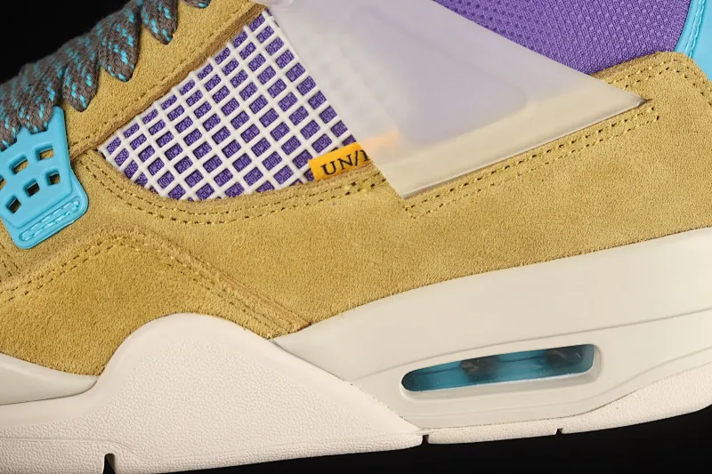 All categories Air Jordan Jordan series basketball shoes Air Jordan 4 foreign trade version Air Jordan 4 Retro SP AJ4 Joe 4 joint yellow and purple desert DJ5718-300